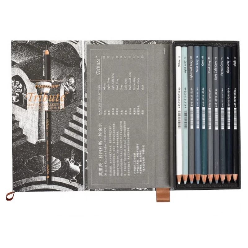 Набір кольорових олівців Marco Tribute Masters Collection 80 кольорів 3300-80. Фото 11