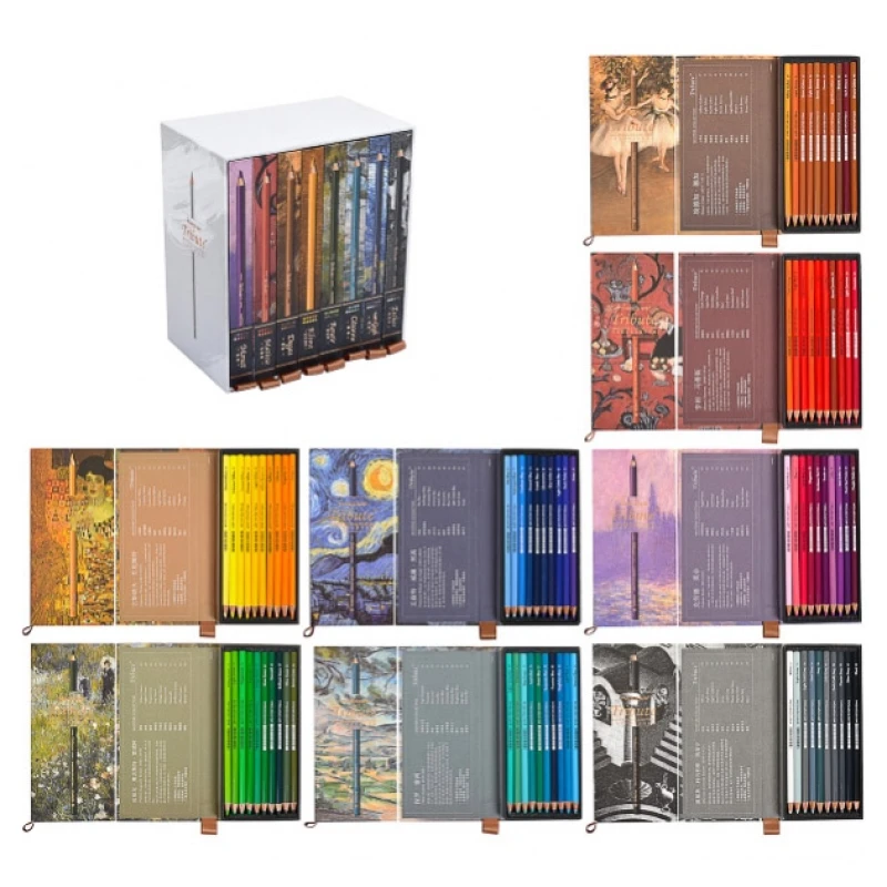 Набір кольорових олівців Marco Tribute Masters Collection 80 кольорів 3300-80. Фото 12