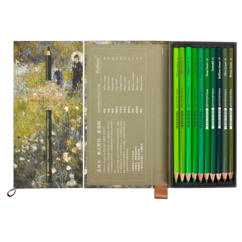 Набір кольорових олівців Marco Tribute Masters Collection 80 кольорів 3300-80. Фото 6