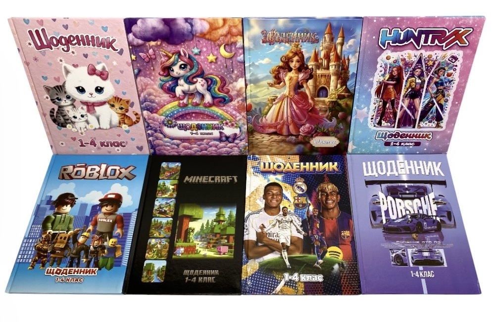 Щоденник шкільний Polly 1-4-х класів, тверда обкладинка, мікс дизайнів 00-00024230. Фото 3