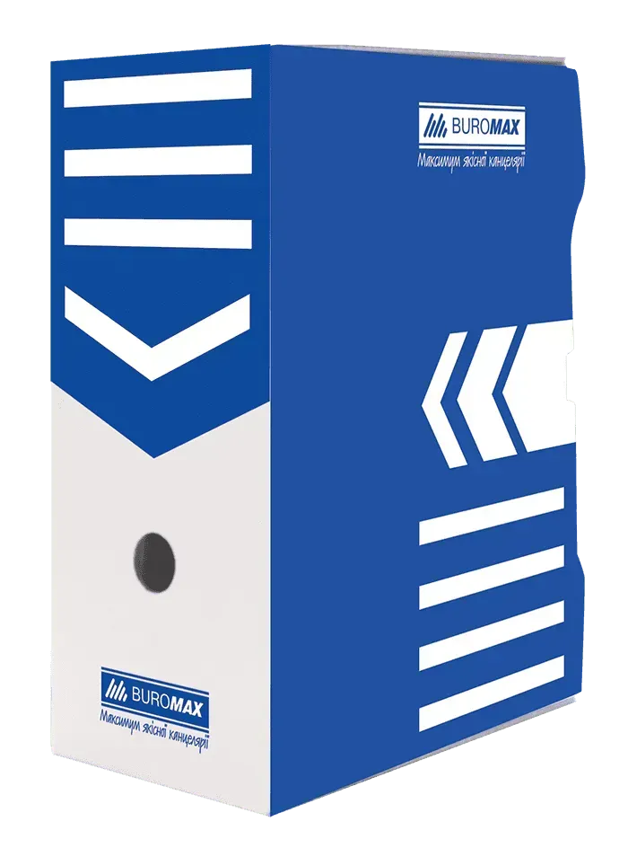 Бокс для архівації документів Buromax 150 мм синій BM.3262-02