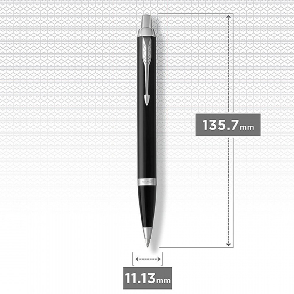 Ручка кулькова Parker IM Black CT BP 22132. Фото 4