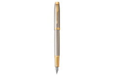Ручка Parker IM Premium Warm Silver GT FP перова F 24 111