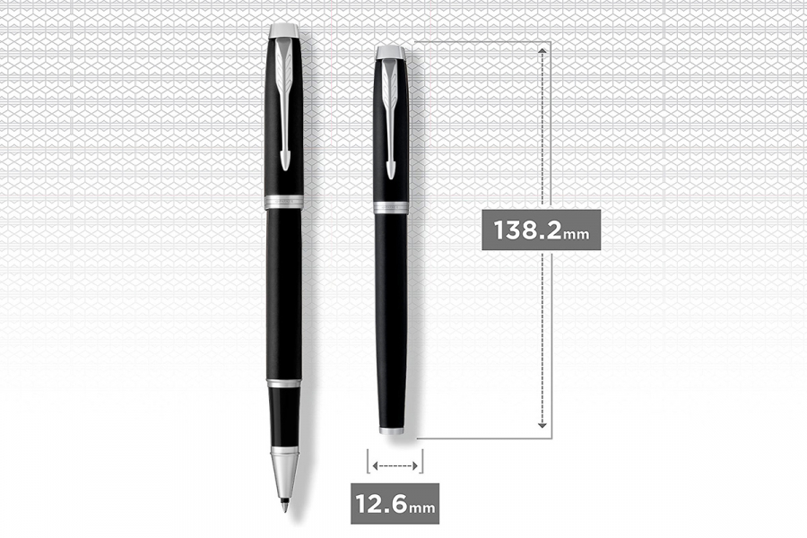 Ручка-ролер Parker IM Matte Black CT RB 26 121. Фото 4