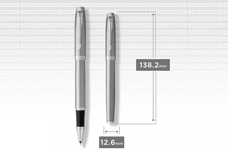 Ручка-ролер Parker IM Stainless Steel CT RB 26221. Фото 4