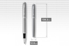 Ручка-ролер Parker IM Stainless Steel CT RB 26221. Фото 4