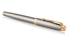 Ручка перова Parker IM Brushed Metal GT FP F 22 211. Фото 4