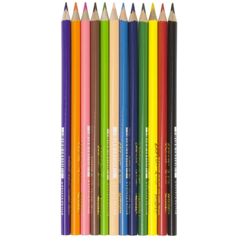 Олівці трикутні Marco Grip-Rite 12 кольорів 9100-12CB. Фото 2