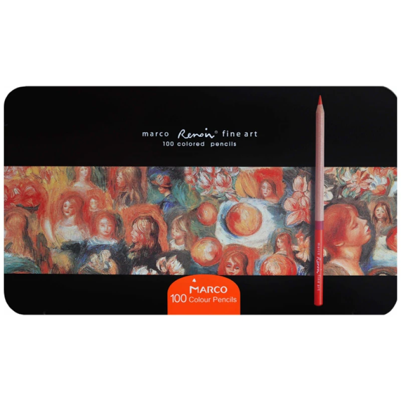 Олівці кольорові Marco Renoir Fine Art 100 кольорів FineArt-100TN