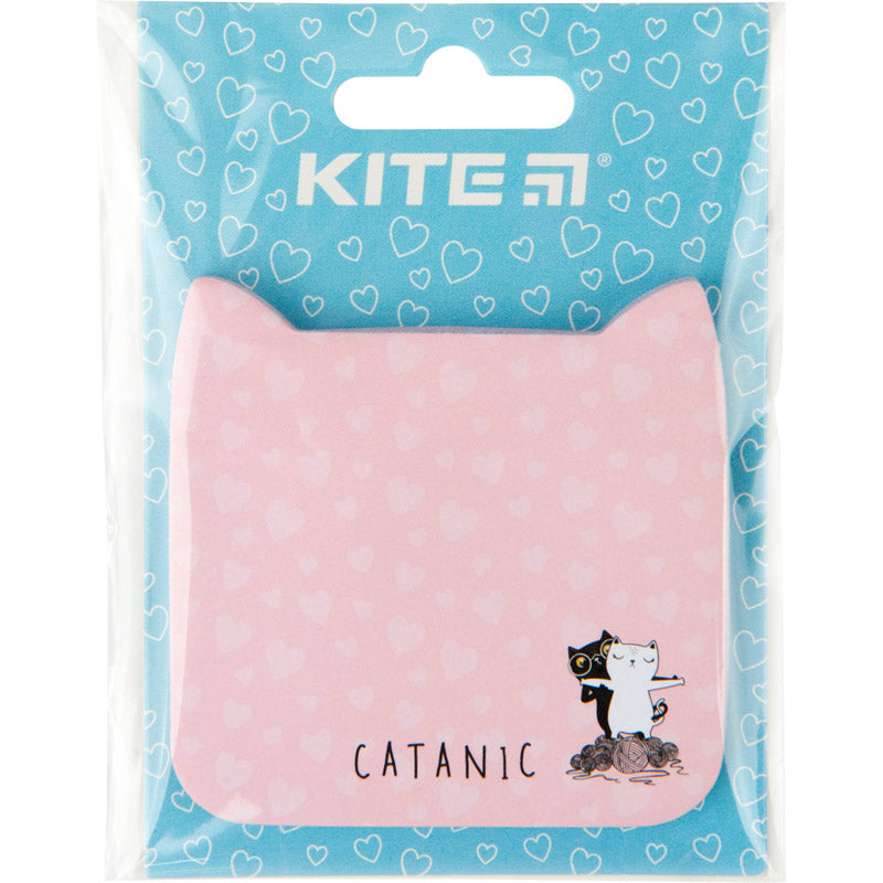 Блок паперу з клейким шаром Kite Catanic 70х70 мм, 50 аркушів K22-298-3
