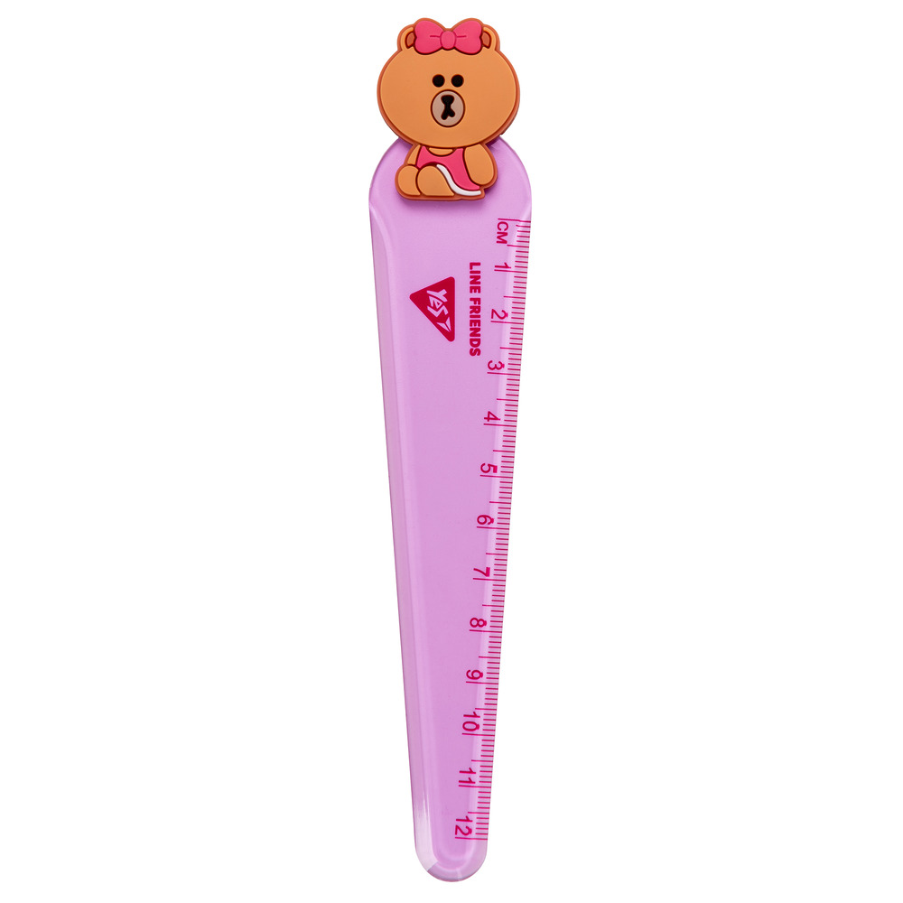 Лінійка Yes 12 cм Line Friends 370642