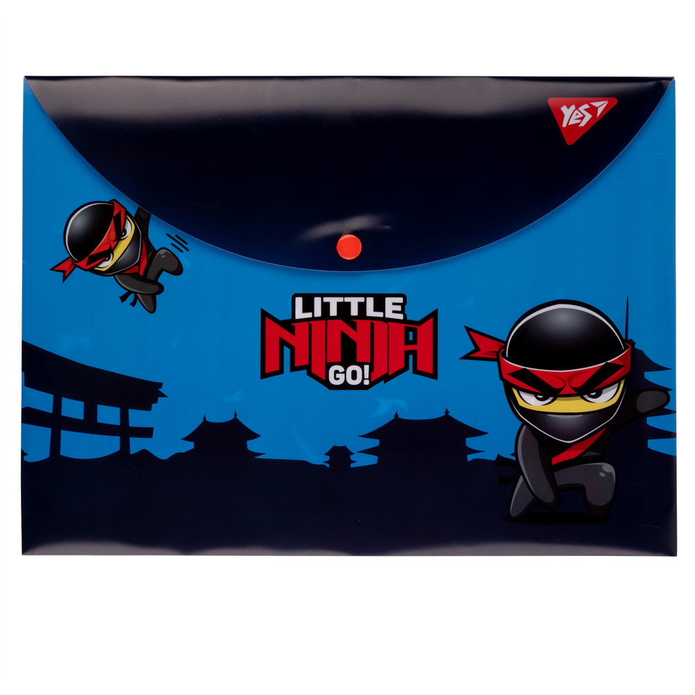 Папка-конверт на кнопці Yes А4 Ninja 492162