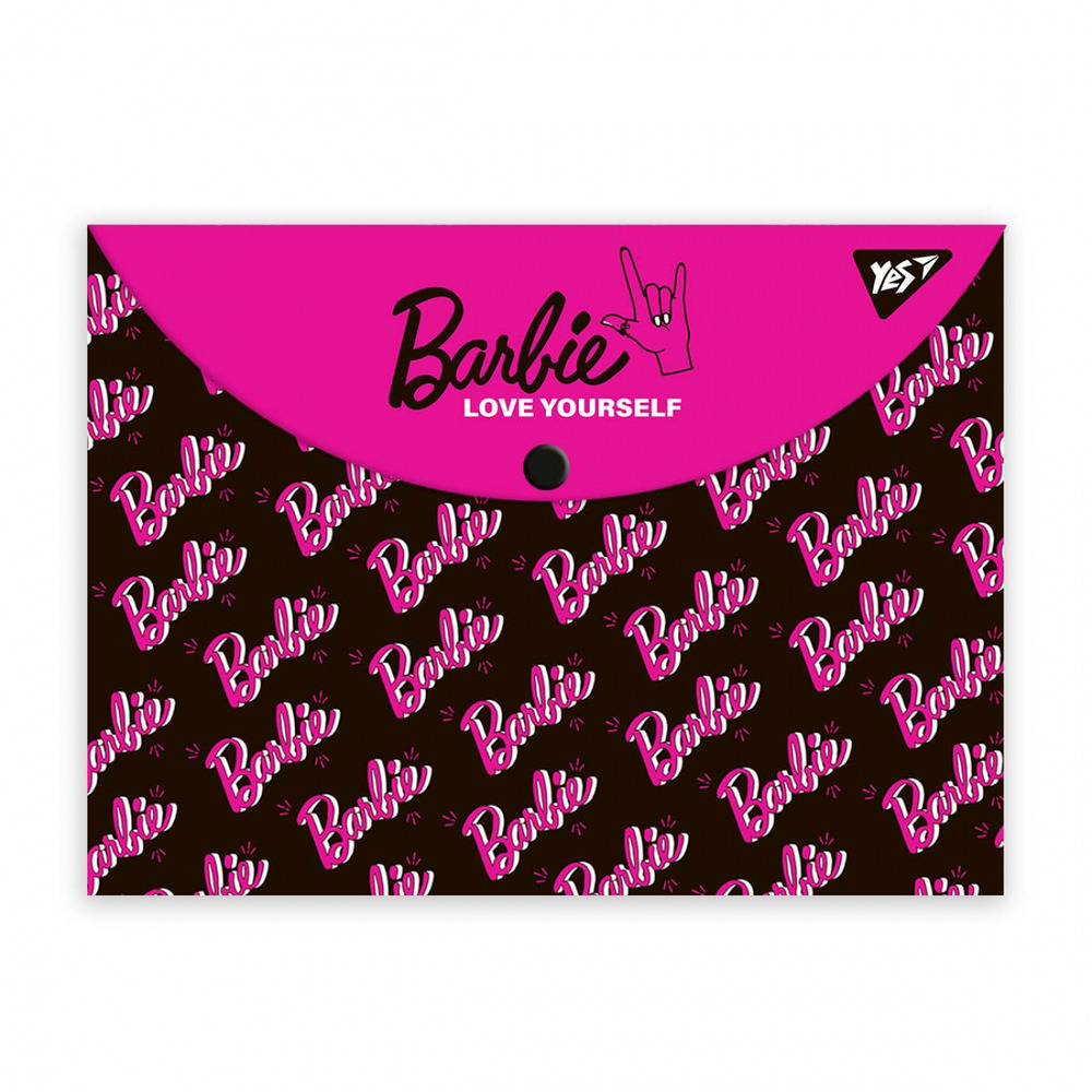 Папка-конверт на кнопці Yes А4 Barbie 492002