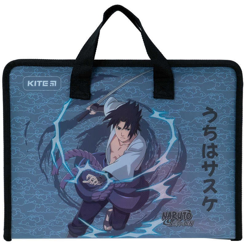 Папка-портфель на блискавці Kite Naruto NR23-202, 1 відділення, A4. Фото 2