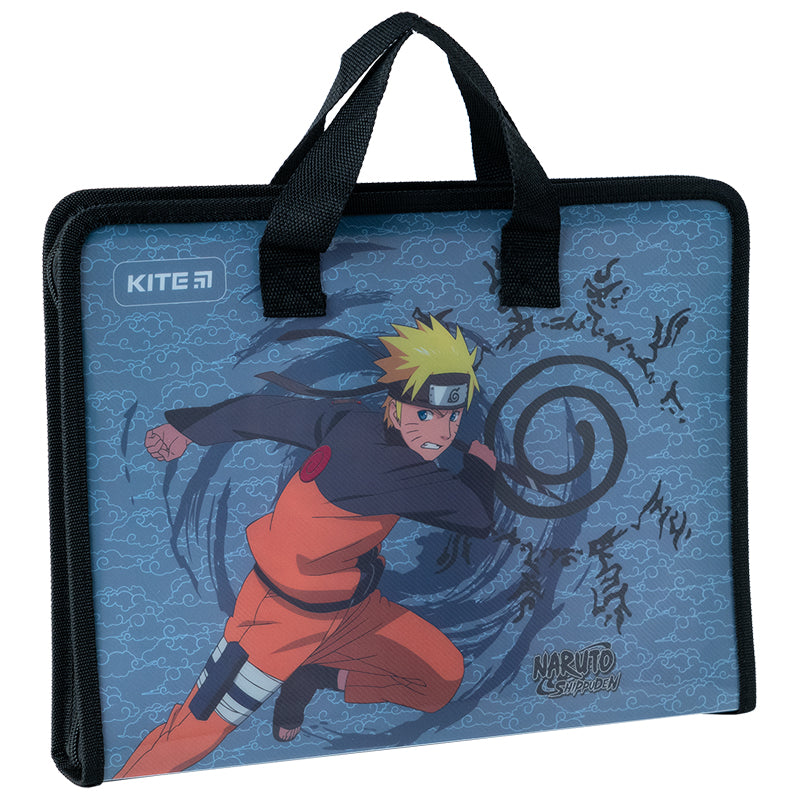 Папка-портфель на блискавці Kite Naruto NR23-202, 1 відділення, A4. Фото 3