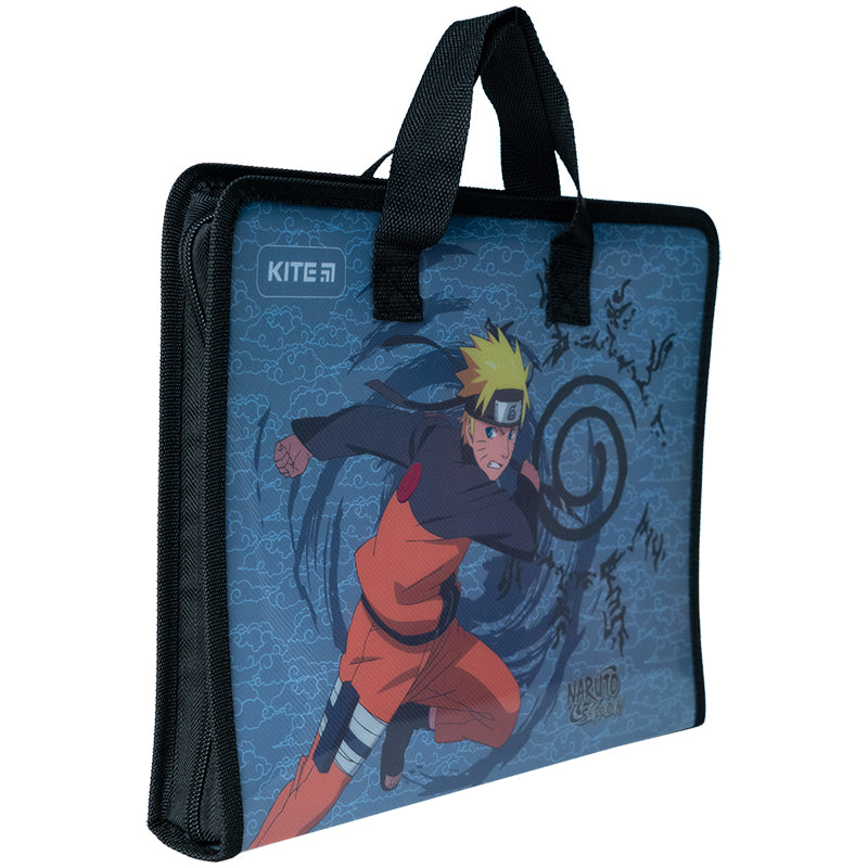 Папка-портфель на блискавці Kite Naruto NR23-202, 1 відділення, A4. Фото 4