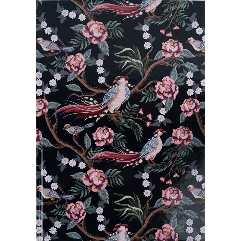 Книга записна Axent Birds&Flowers-4 А4, 96 аркушів, клітинка 8422-571-A