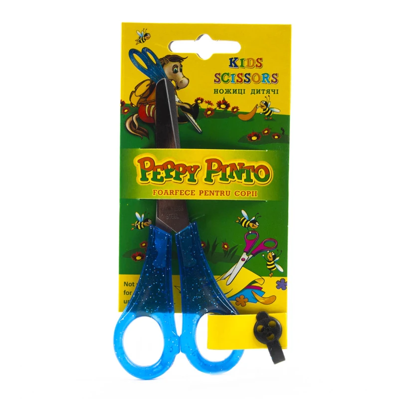 Ножиці дитячі Peppy Pinto на блістері розмір 13,5см 1002B SP. Фото 2