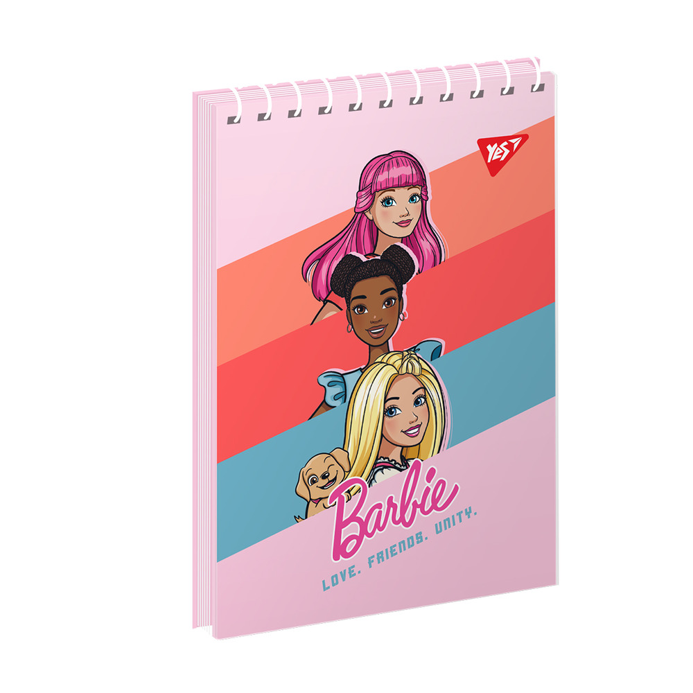 Зошит для записів YES А7 80 аркушів клітинка Barbie 151950. Фото 3