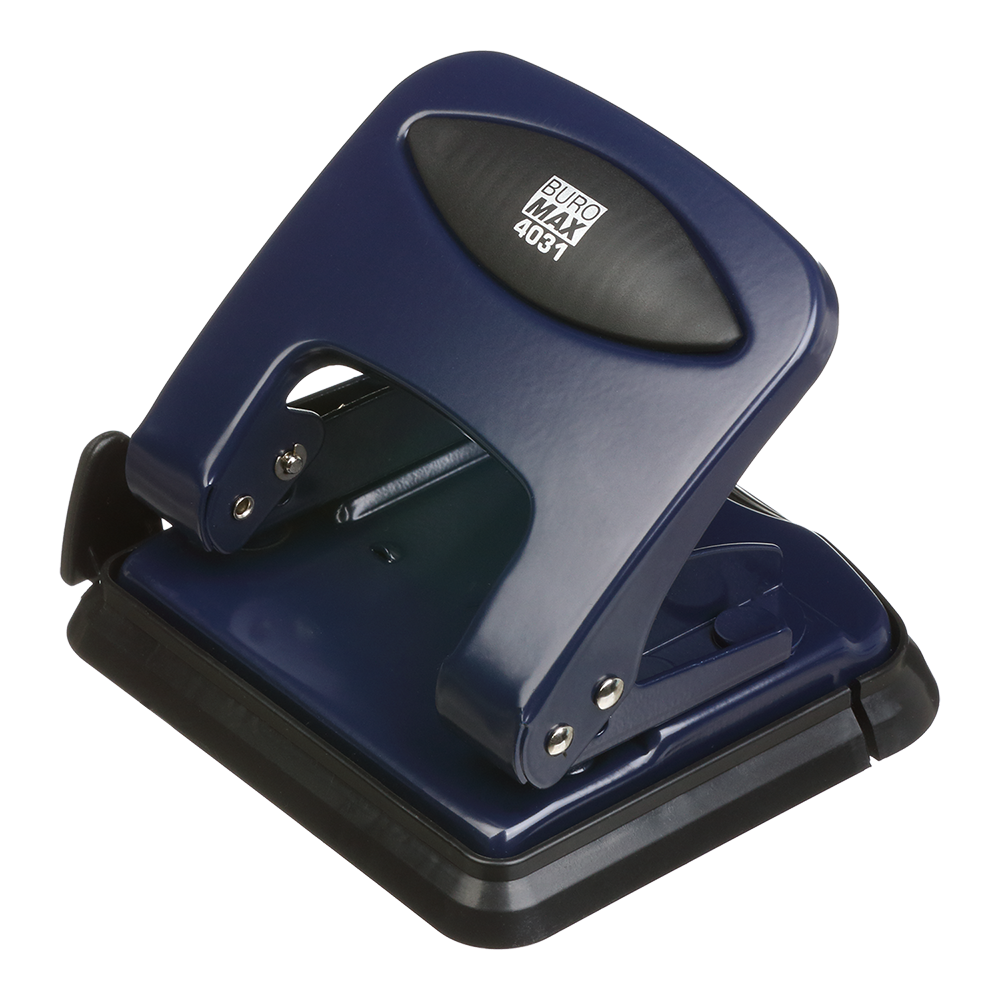 Діркопробивач Buromax металевий до 30 аркушів, синій BM.4031-02