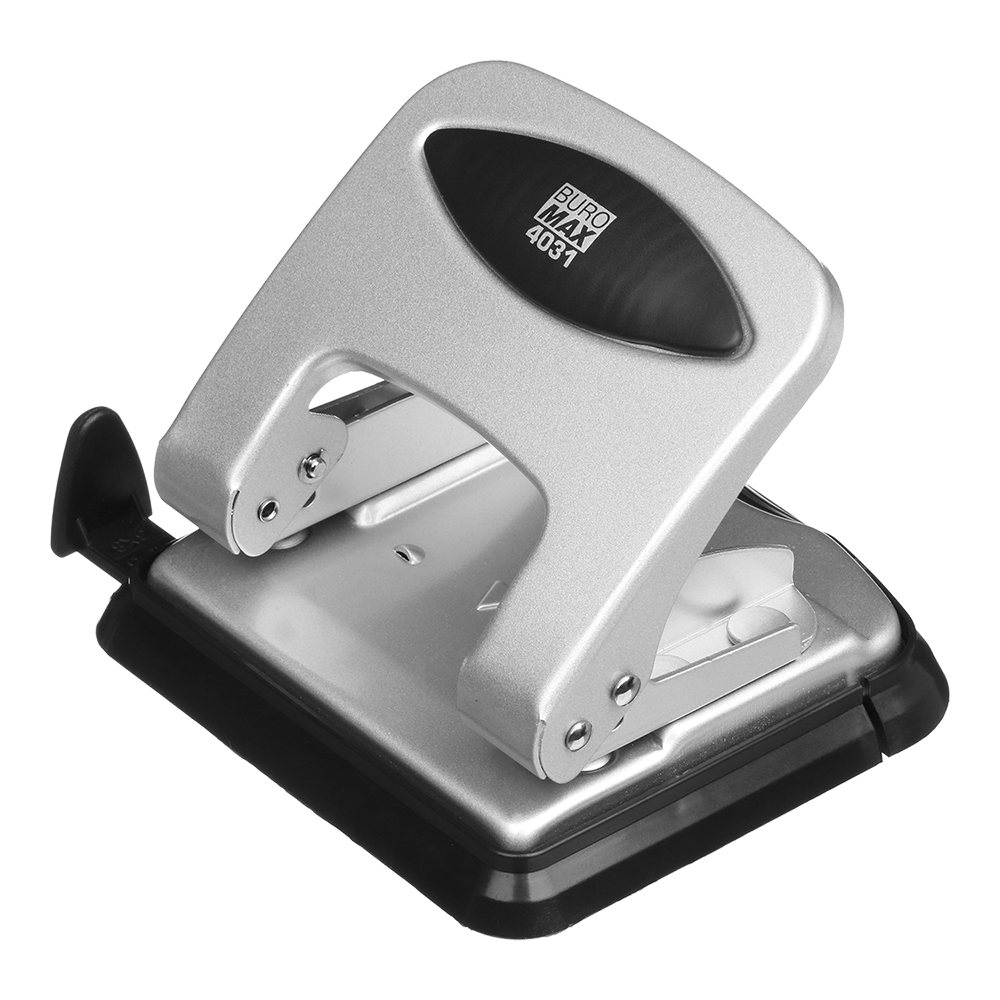 Діркопробивач Buromax металевий до 30 аркушів, срібний BM.4031-24