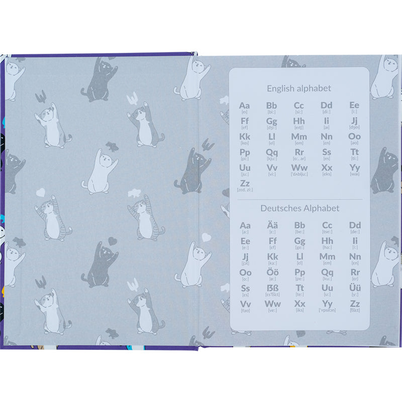 Словник для запису іноземних слів Kite UA Cats А5 60 аркушів K24-407-1. Фото 3
