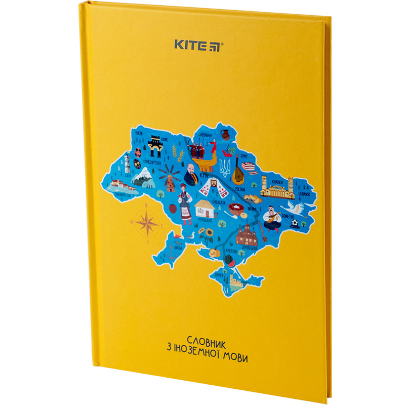 Словник для запису іноземних слів Kite UA Map А5 60 аркушів K24-407-2. Фото 2