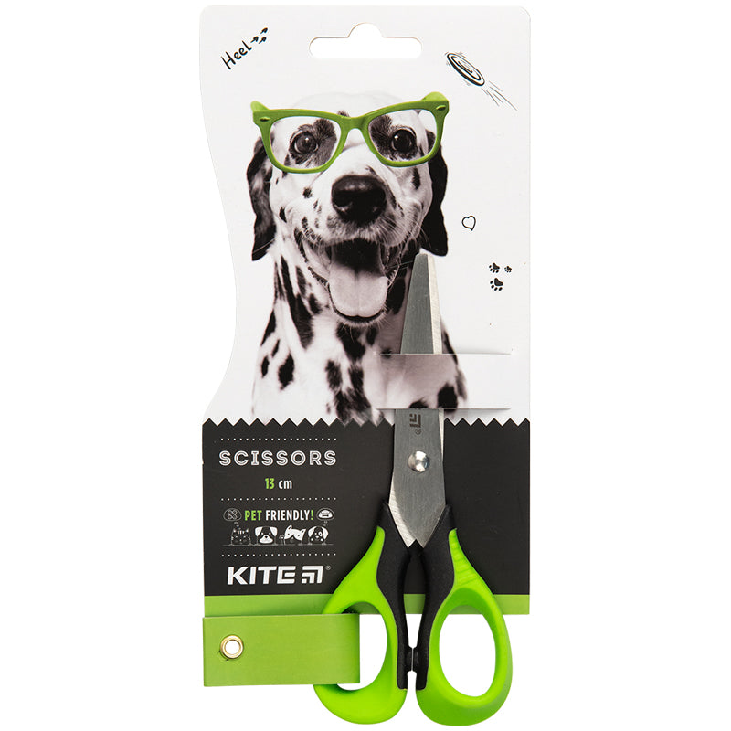 Ножиці дитячі з гумовими вставками Kite Dogs K22-016, 13 см
