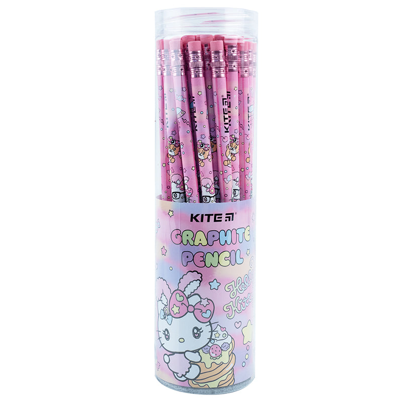 Олівець графітний Kite з гумкою Hello Kitty HK23-056