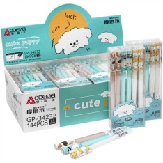 Ручка Aodemei гелева пиши-стирай синя 0,5 мм Puppy (12шт/уп) GP-34232 