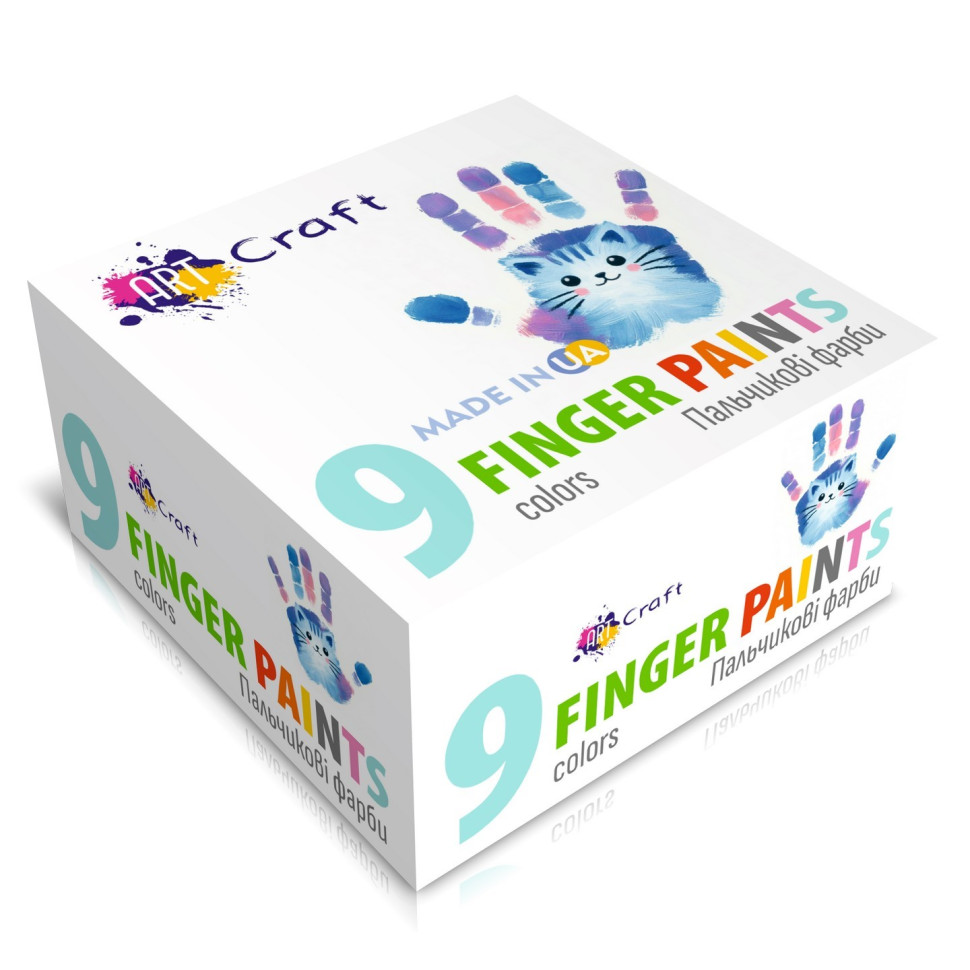 Набір пальчикових фарб ArtCraft 9х20 мл 5024-AC
