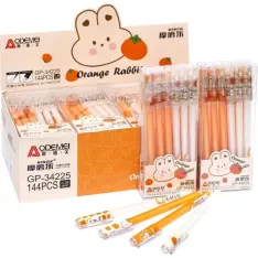 Ручка Aodemei гелева пиши-стирай синя 0,5 мм Orange rabbit (12шт/уп) GP-34225