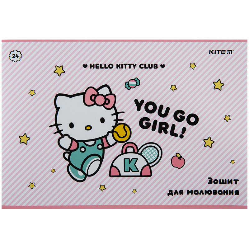 Альбом для малювання Kite Hello Kitty HK23-242, 24 аркуша. Фото 3