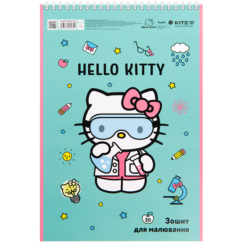 Альбом для малювання Kite Hello Kitty HK23-243, 30 аркушів. Фото 3