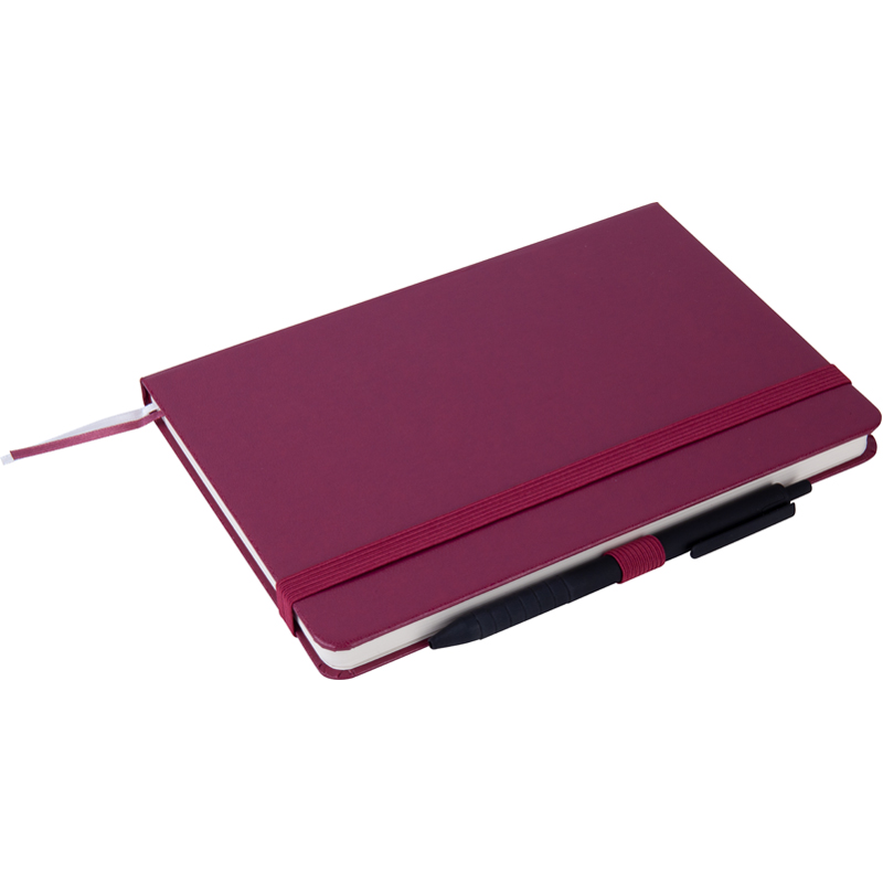 Книга записна Axent Partner Prime 8305-46-A, A5, 145x210 мм, 96 аркушів, клітинка, тверда обкладинка, винна. Фото 4