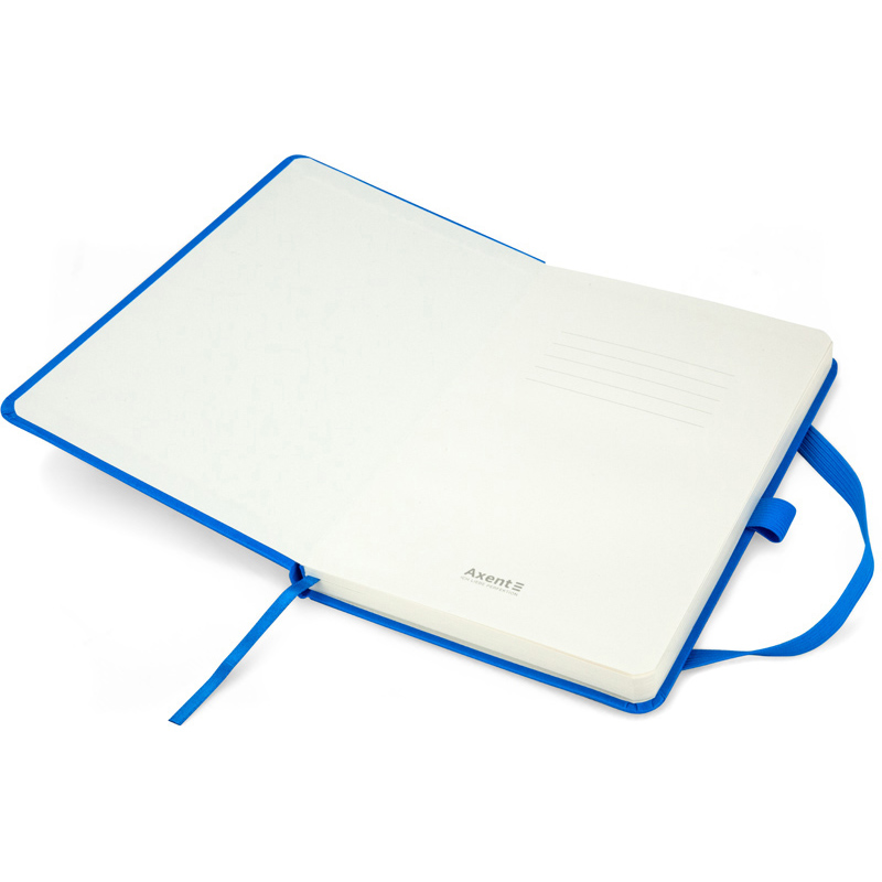 Книга записна Axent Partner 8306-07-A, A5, 125x195 мм, 96 аркушів, крапка, тверда обкладинка, блакитна. Фото 4