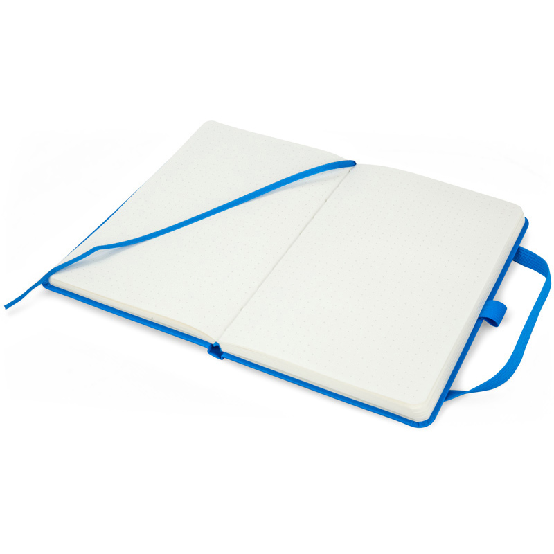 Книга записна Axent Partner 8306-07-A, A5, 125x195 мм, 96 аркушів, крапка, тверда обкладинка, блакитна. Фото 5