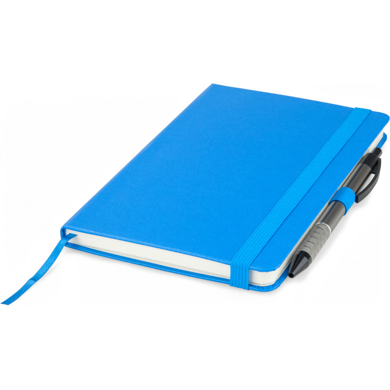 Книга записна Axent Partner 8306-07-A, A5, 125x195 мм, 96 аркушів, крапка, тверда обкладинка, блакитна. Фото 7