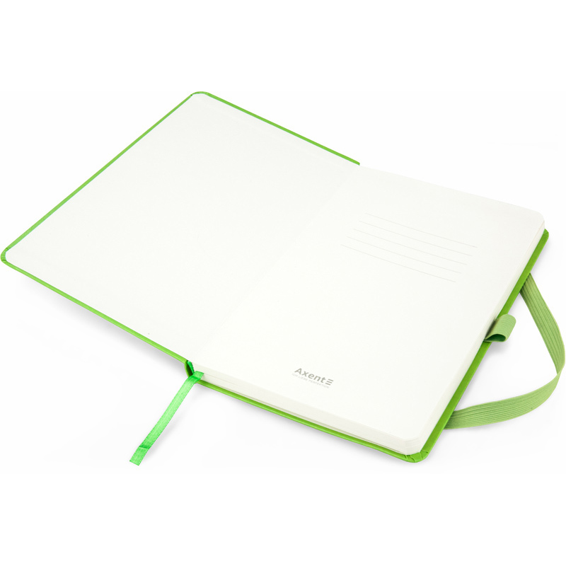 Книга записна Axent Partner 8306-09-A, A5, 125x195 мм, 96 аркушів, крапка, тверда обкладинка, салатова. Фото 4