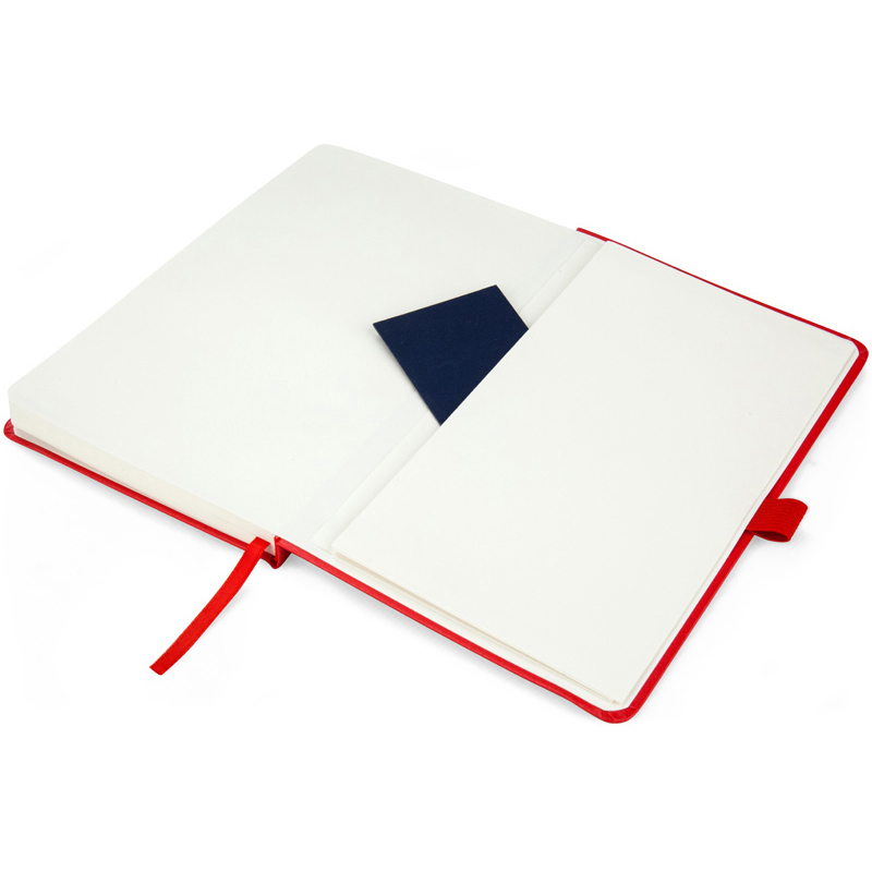 Книга записна Axent Partner 8306-05-A, A5, 125x195 мм, 96 аркушів, крапка, тверда обкладинка, червона. Фото 6
