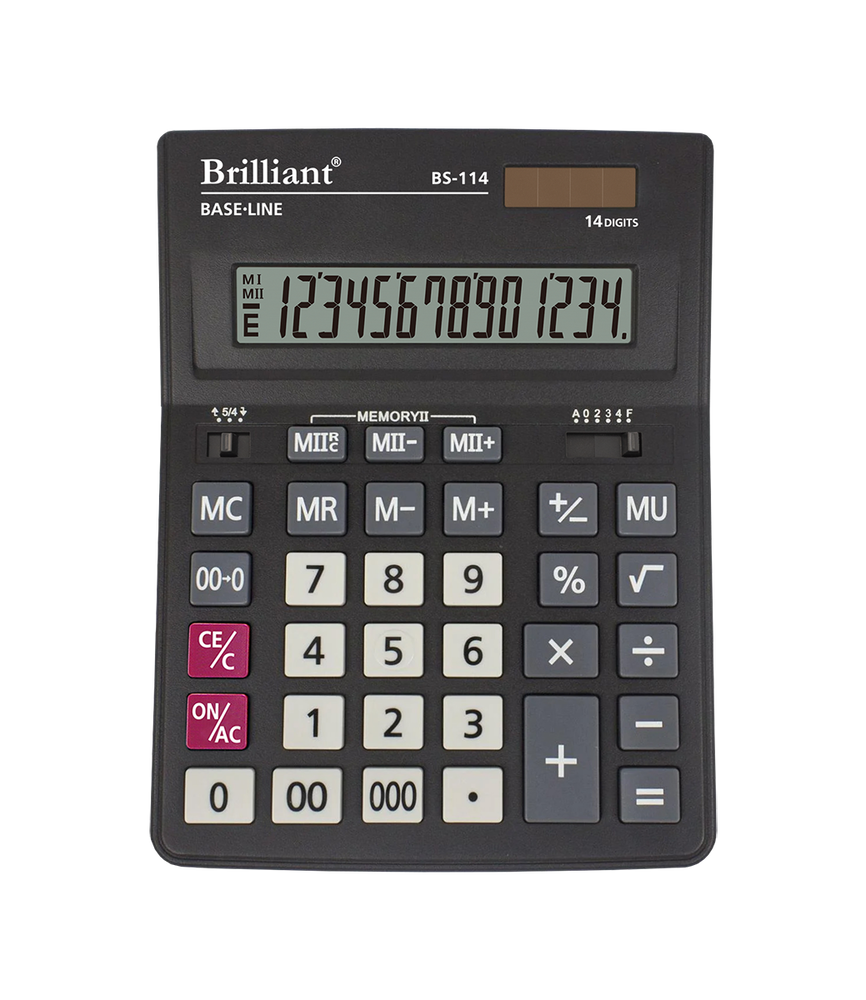 Калькулятор Brilliant 12 розрядів BS-114