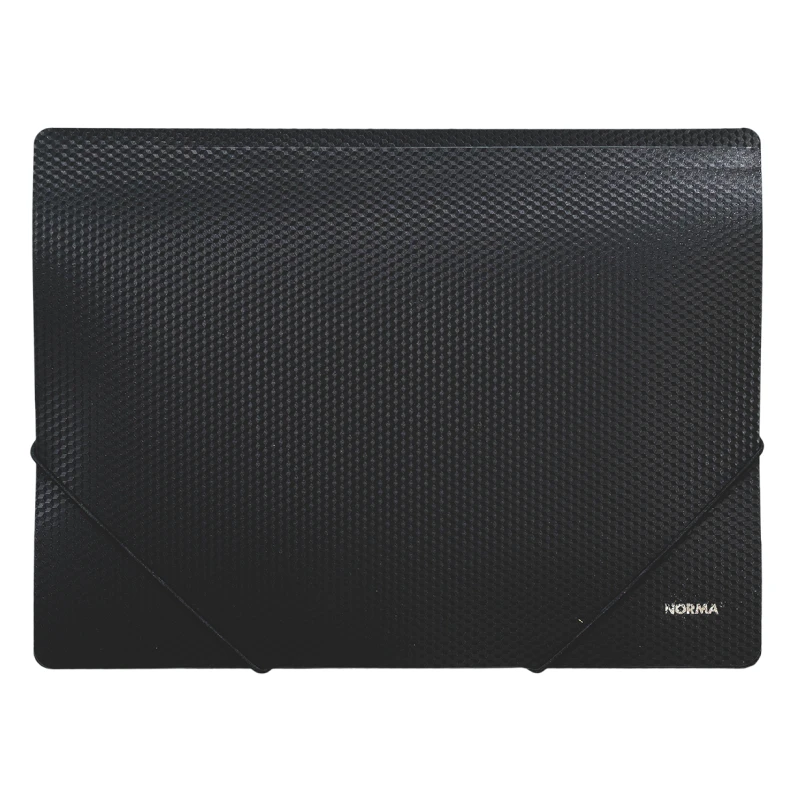 Папка на гумках NORMA A4 чорна 5060-09N