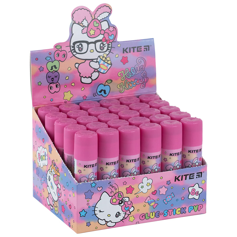 Клей-олівець з індикатором PVP Kite Hello Kitty HK23-130, 8 г. Фото 3