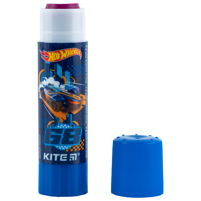 Клей-олівець з індикатором PVP Kite Hot Wheels HW23-130, 8 г. Фото 3