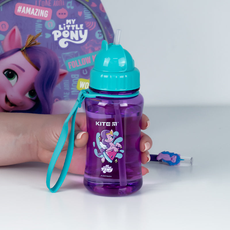 Пляшечка для води Kite My Little Pony LP24-399, 350 мл, фіолетова. Фото 6