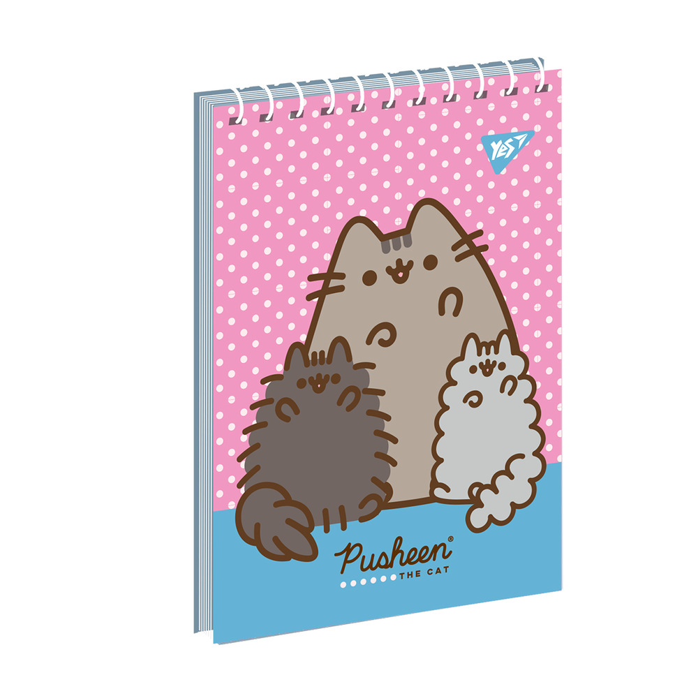 Зошит для записів YES А7 80 аркушів клітинка Pusheen 151966. Фото 3