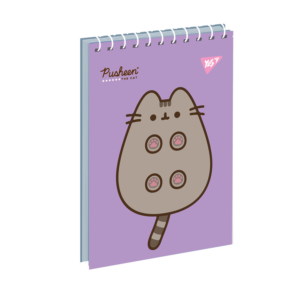 Зошит для записів YES А7 80 аркушів клітинка Pusheen 151966