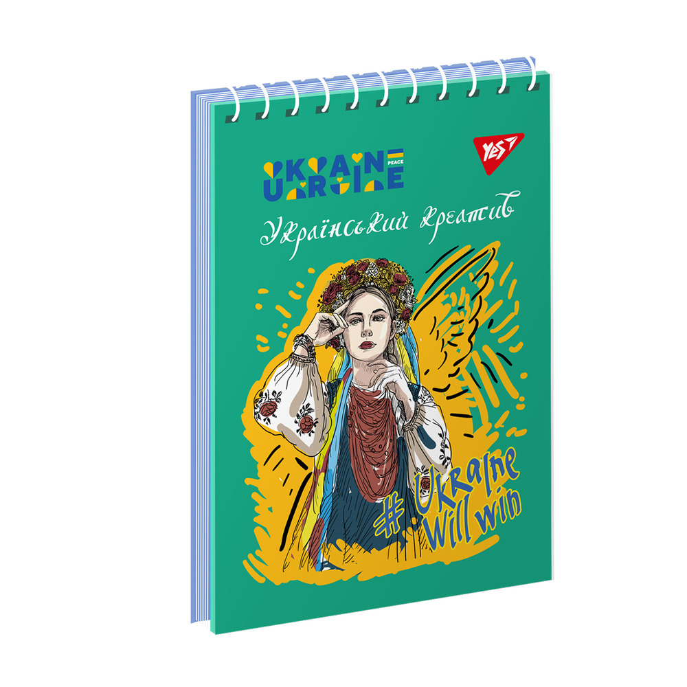 Зошит для записів YES А7 80 аркушів клітинка Краса по-українськи 151944. Фото 2