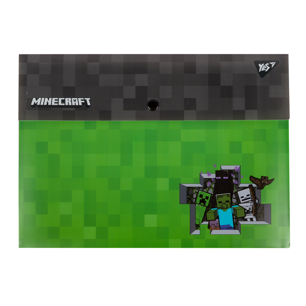 Папка-конверт на кнопці Yes А4 Minecraft 492082
