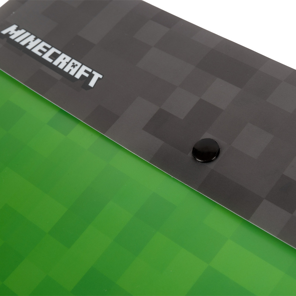 Папка-конверт на кнопці Yes А4 Minecraft 492082. Фото 2